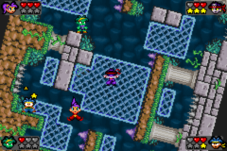 Gotta love that Mode 7-style effect